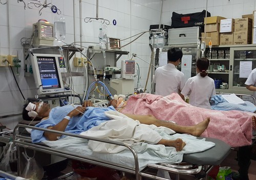 Gần một nửa số trường hợp cấp cứu tại Bệnh viện Việt Đức trong 4 ngày nghỉ lễ là do tai nạn giao thông. 