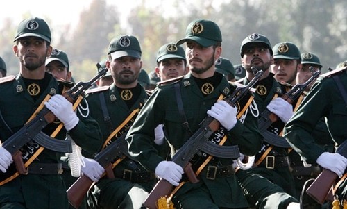 Binh sĩ Lực lượng Vệ binh Cách mạng Iran. Ảnh: AP.