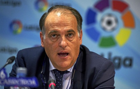 Chủ tịch La Liga, Javier Tebas lên tiếng cảnh báo Real Madrid