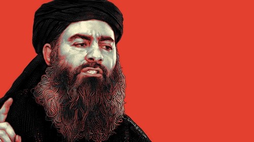 Chân dung thủ lĩnh tối cao IS Abu Bakr al-Baghdadi. Ảnh: Time
