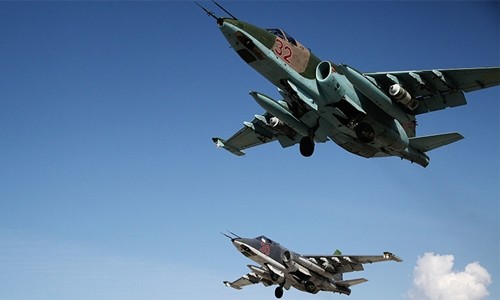 Phi cơ Nga tham gia chiến dịch không kích Nhà nước Hồi giáo ở Syria. Ảnh: RT.