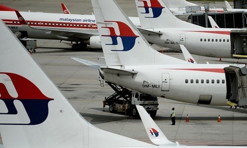Các máy bay thuộc hãng hàng không Malaysia Airlines. Ảnh: AFP