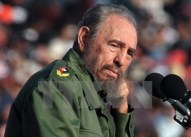 Lãnh tụ Cuba Fidel Castro tại một sự kiện ở La Habana (Cuba) ngày 1/5/2006. (Nguồn: EPA/ TTXVN)