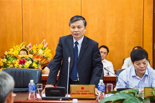 Thứ trưởng Nguyễn Trọng Thừa phản ánh chi phí cho mỗi cuộc họp trực tuyến toàn quốc tốn đến cả tỷ đồng.