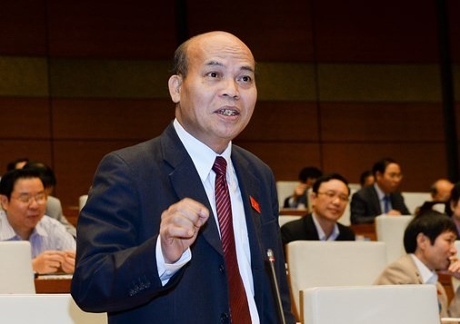 Ông Đỗ Văn Đương, Phó trưởng Ban Dân nguyện đề nghị làm rõ dấu hiệu "chống lưng", "lợi ích nhóm" trong khai thác cát. (ảnh Như Ý)
