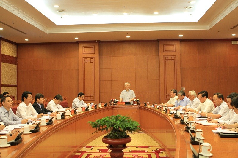 Tổng Bí thư Nguyễn Phú Trọng chủ trì cuộc họp của Thường trực Ban chỉ đạo T.Ư về PCTN. 