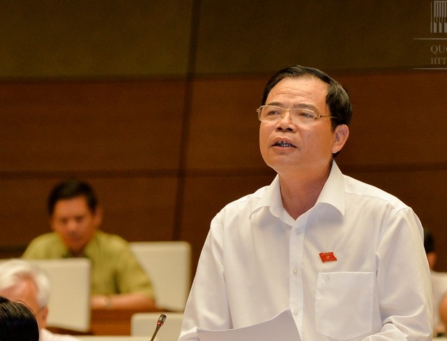 Bộ trưởng Bộ NN&PTNT Nguyễn Xuân Cường cho rằng, nếu có Qũy bảo vệ nguồn lợi thủy sản sẽ thuận lợi cho việc khắc phục hậu quả. Ảnh: Như Ý