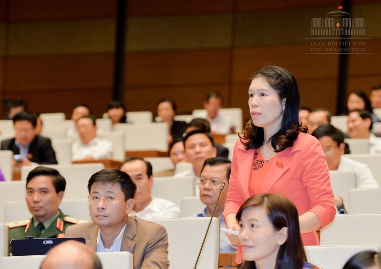 ĐBQH Trần Thị Phương Hoa đề nghị lùi việc xem xét Nghị quyết tách nội dung thu hồi đất sân bay Long Thanh sang kỳ hop thứ 4.