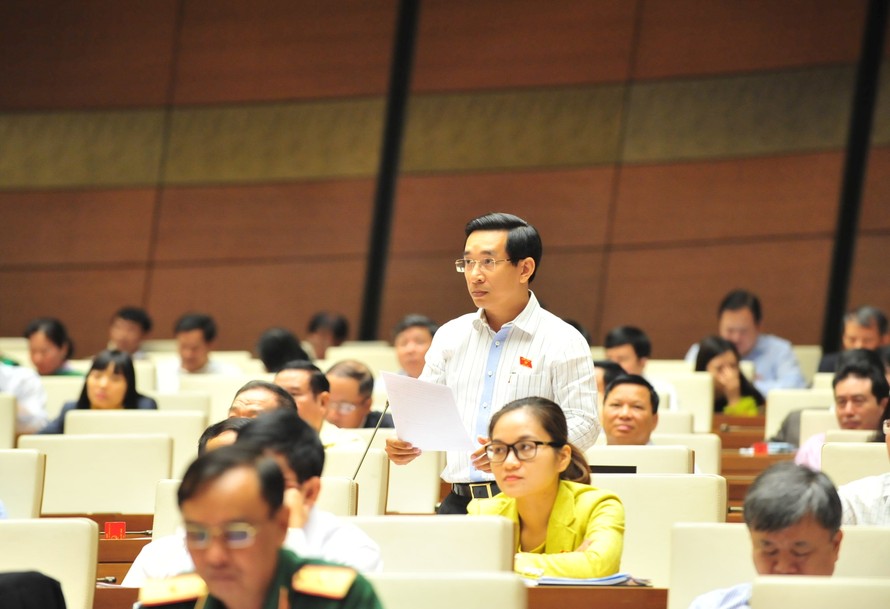 ĐBQH Nguyễn Văn Cảnh đề nghị đổi giờ làm việc cho hiệu quả (ảnh Như Ý)