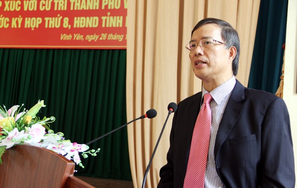 Ông Phạm Văn Vọng, nguyên Bí thư tỉnh ủy Vĩnh Phúc