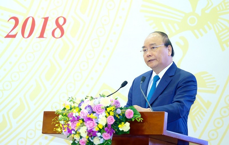 Thủ tướng Nguyễn Xuân Phúc kết luận hội nghị (ảnh H.N)