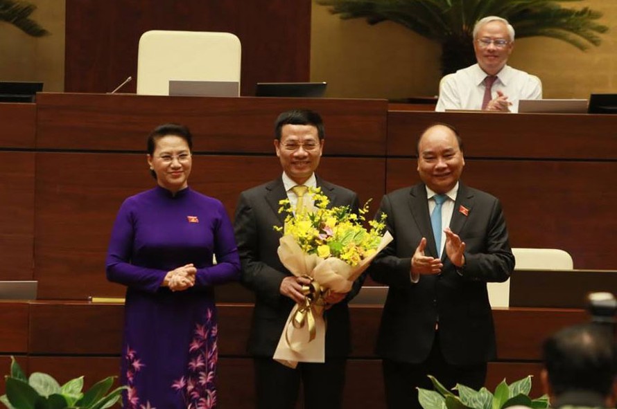 Ông Nguyễn Mạnh Hùng được phê chuẩn làm Bộ trưởng Bộ TTTT - Ảnh: Như Ý