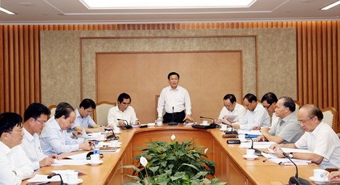 Phó Thủ tướng Vương Đình Huệ chủ trì phiên họp về giải ngân vốn đầu tư công