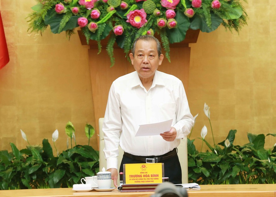 Phó Thủ tướng Thường trực Chính phủ Trương Hòa Bình