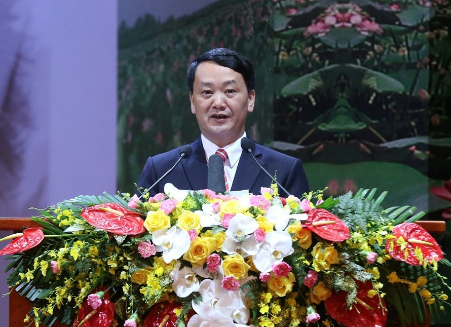 Ông Hầu A Lềnh, Phó Chủ tịch - Tổng thư ký Uỷ ban T.Ư MTTQ Việt Nam (ảnh Như Ý)