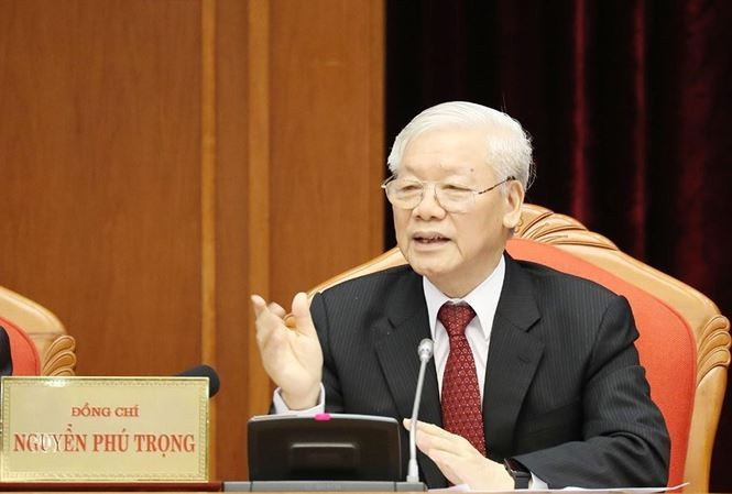 Tổng Bí thư Nguyễn Phú Trọng kỳ ban hành Quy định 205 (ảnh minh họa)