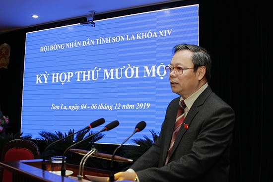 Ông Nguyễn Thái Hưng, Chủ tịch HĐND tỉnh Sơn La (ảnh báo Sơn La)