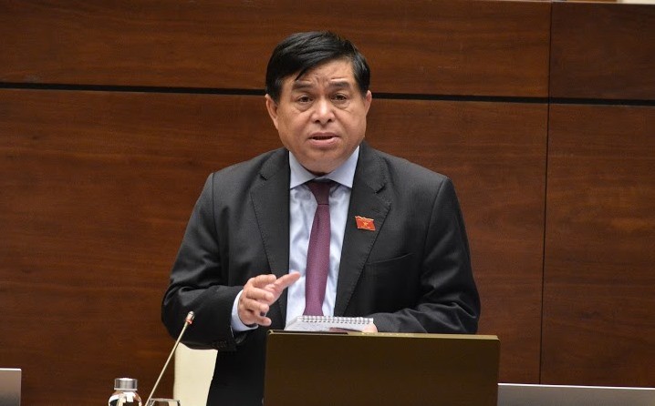 Bộ trưởng Bộ KH-ĐT Nguyễn Chí Dũng (ảnh Nhật Minh)