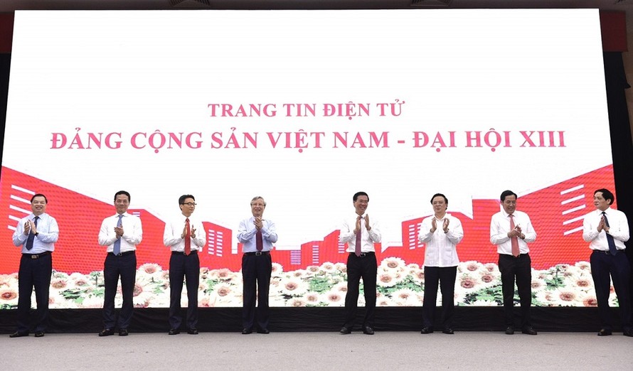 Khai trương Trang tin điện tử 'Đảng Cộng sản Việt Nam - Đại hội XIII'