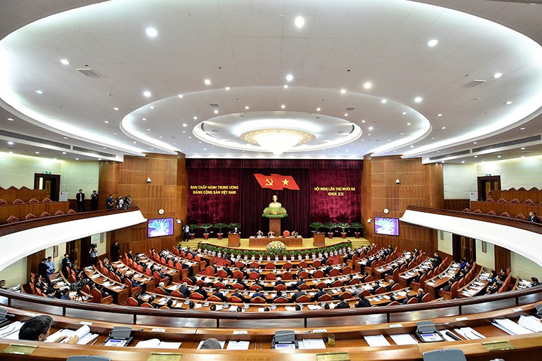 Hội nghị Trung ương 13 (ảnh Nhật Minh)