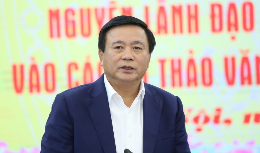 Chủ tịch Hội đồng lý luận T.Ư Nguyễn Xuân Thắng.