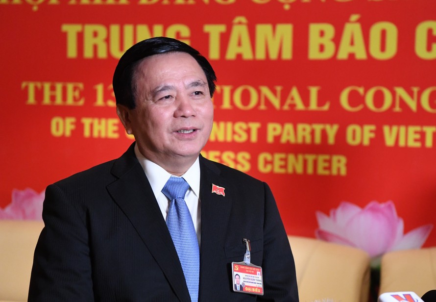 Ông Nguyễn Xuân Thắng, Giám đốc Học viện Chính trị Quốc gia Hồ Chí Minh (Ảnh Như Ý)
