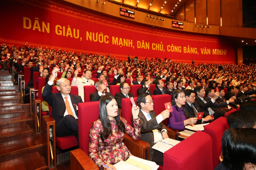 Đại hội lần thứ XIII của Đảng (ảnh Nhật Minh)