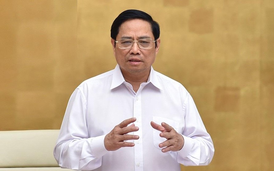 Thủ tướng phát biểu kết luận phiên họp (ảnh Nhật Minh)