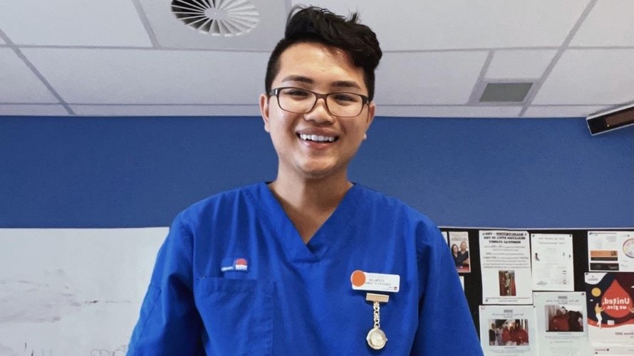 Nam du học sinh theo đuổi ước mơ y tá chuyên nghiệp tại Úc