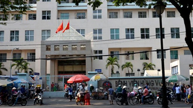 Bệnh viện Hùng Vương nơi Thủy thực hiện hành vi bắt cóc con của sản phụ Nguyễn Thị Phương Thảo