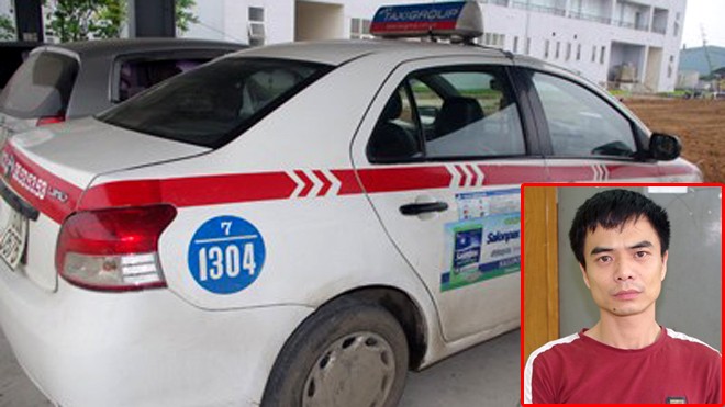 Lịch trình di chuyển của xe đã được cảnh sát giám sát và đối tượng Hùng từng làm thuê cho hãng taxi Group (ảnh nhỏ)