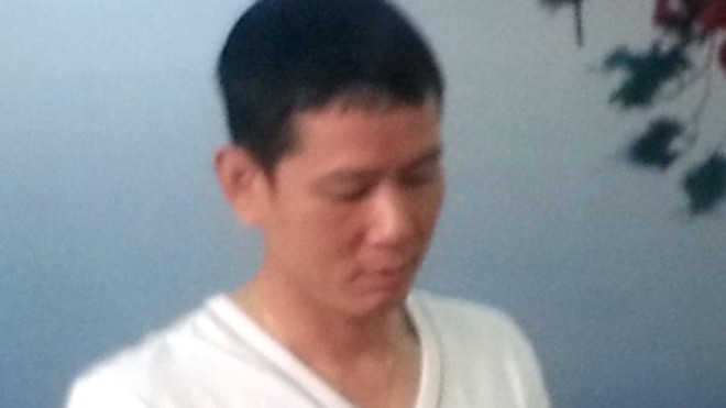 Bị can số 1 trong vụ cá độ tại CLB V.Ninh Bình Đào Đức Lợi đã bị bắt - Ảnh: Quang Duẩn