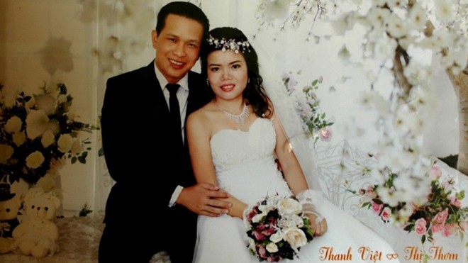 Anh Việt và chị Thơm đã chụp ảnh cưới