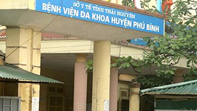 Làm rõ cái chết bết thường của bệnh nhân Liễu tại bệnh viện Đa khoa huyện Phú Bình, Thái Nguyên. Ảnh: Dân trí