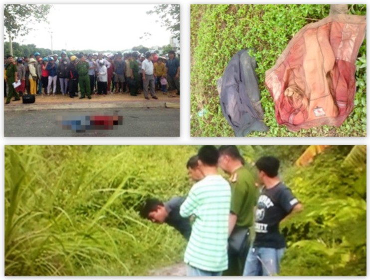 Hiện trường vụ lái xe ôm Lê Hoàng Thanh và Trần Văn Lâm bị giết hại