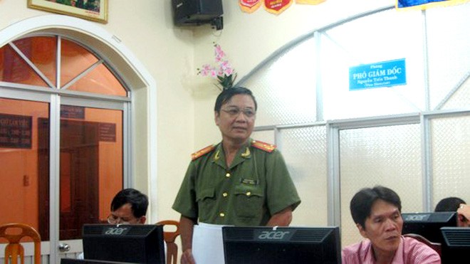 Thượng tá Phan Tá Hùng, Phó chánh văn phòng Công an tỉnh Bình Thuận thông tin về vụ ông Nguyễn Văn Hạ tự tử tại trụ sở công an phường La Gi