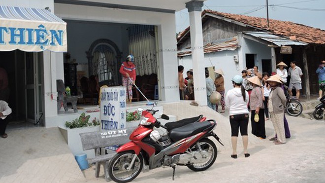 Căn nhà xảy ra vụ án tại xã Long Sơn