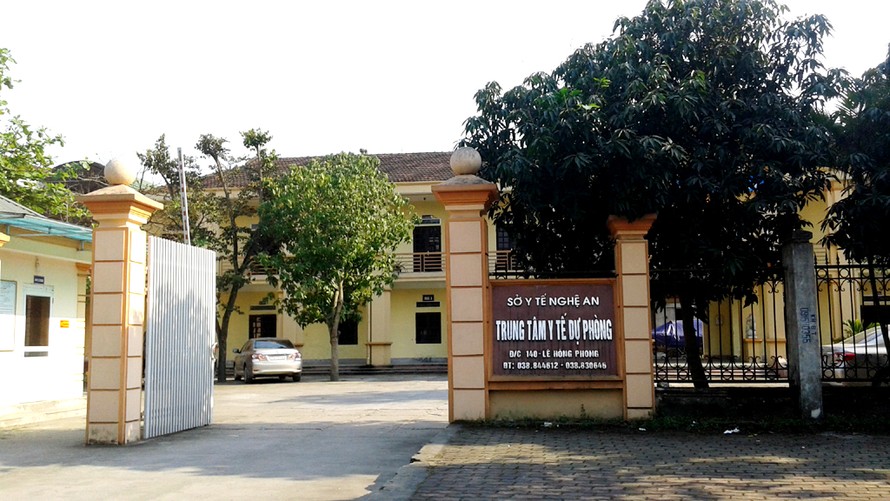 Trung tâm y tế dự phòng Nghệ An (Ảnh: Hoàng Lam)