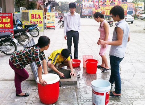 Một số khu vực trên địa bàn Hà Nội sẽ có khả năng mất nước cục bộ trong mùa hè 2015