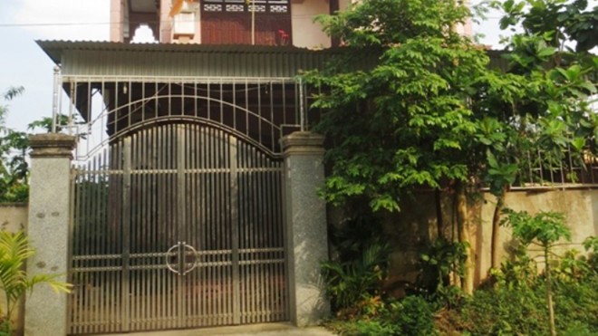Ngôi nhà của ông Lâm, nơi bị kẻ gian đột nhập trộm tài sản. Ảnh NA