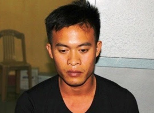 Trần Định Tuấn - một trong 2 đối tượng đánh chết anh Nguyễn Văn Hiệu bị Công an tỉnh Hà Năm bắt giữ khi đang lẩn trốn tại Phú Thọ. Ảnh Công an cung cấp