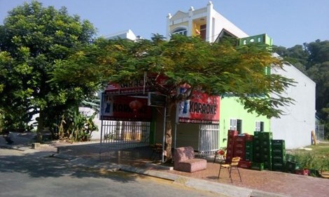 Quán karaoke Sơn Triệu, nơi xảy ra vụ án mạng