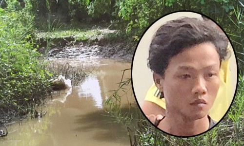 Kênh Ba Bò nơi xảy ra án mạng và nghi can Nguyễn Chí Thanh