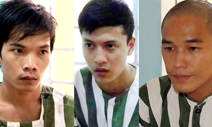 Tiến, Dương và Thoại bị truy tố trong vụ giết 6 người trong căn biệt thự. Ảnh: Khánh Vinh.