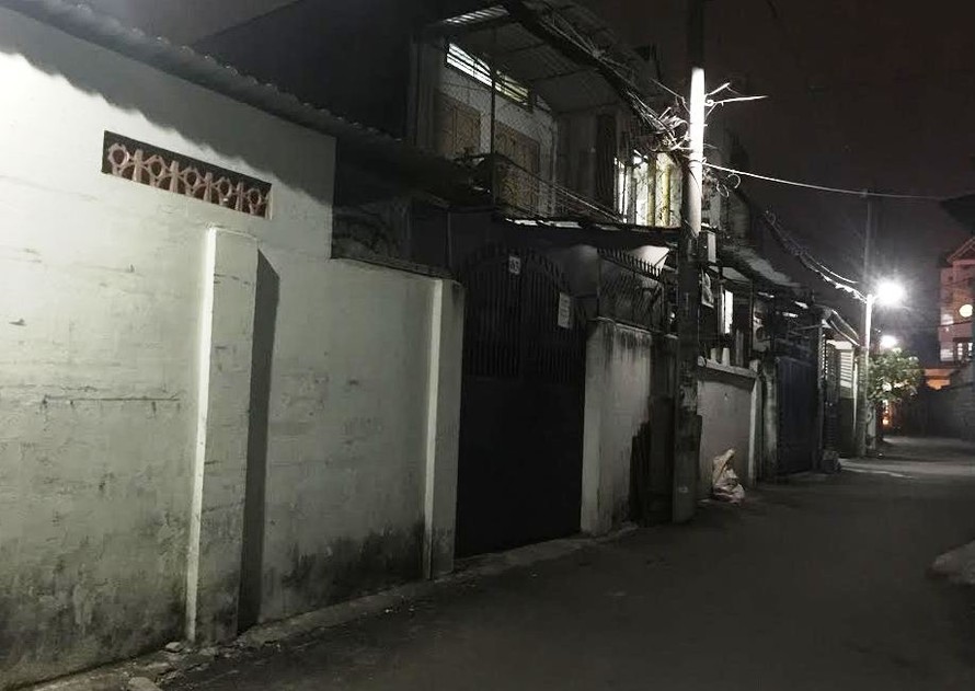 Tuyến đường số 14, phường Linh Chiểu, quận Thủ Đức, nơi xảy ra nghi án người đàn ông tử vong với con dao tự chế cắm trên bụng
