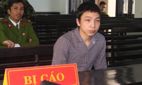 Bị cáo Trần Văn Tuấn tại phiên tòa