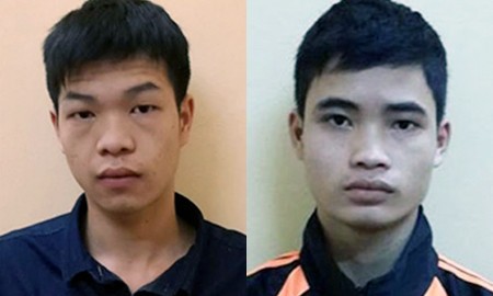 Hai đối tượng Ma Văn Chiến (trái) và Hoàng Văn Kính. Ảnh: CTV