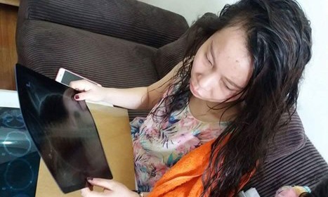 Nữ sinh Trần Thị Hồng Nhung chưa hoàn hồn sau vụ việc