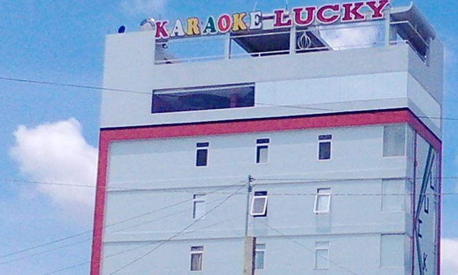 Karaoke Lucky ở TP Cà Mau. Ảnh: Nhật Tân