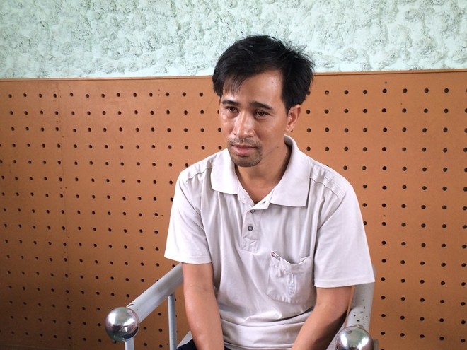 Đối tượng Nguyễn Văn Thanh tại cơ quan điều tra